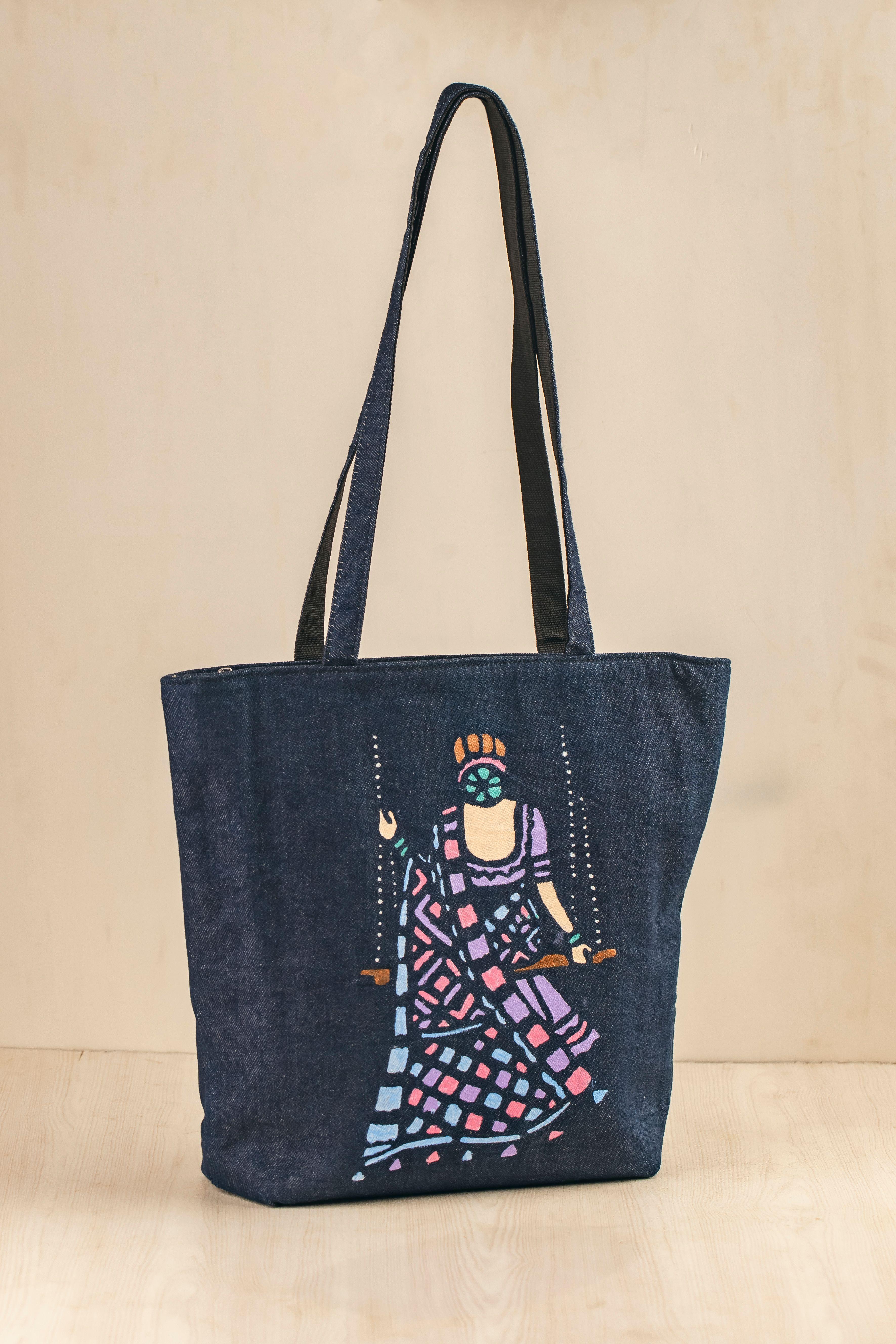 Hand Painted Tote
